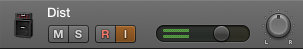 Logic pro x Input Monitoring button